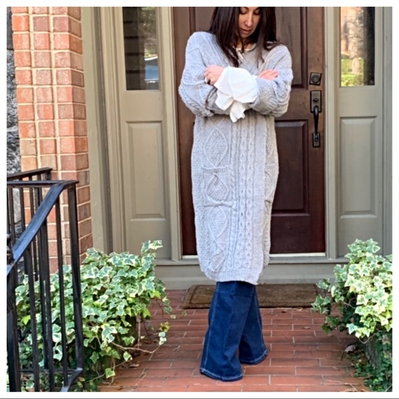 ✨LAST ONE ✨PARIS✨knit longline sweater cardigan - Picture 3 of 6